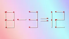 Puzzel: alleen een genie ziet welke lucifer je moet verplaatsen om het juiste antwoord te krijgen