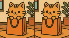 Puzzel: kun je binnen 45 seconden drie verschillen vinden op de afbeelding met de kat?
