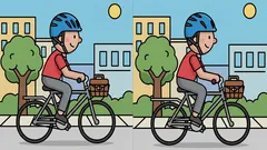 Puzzel: Kun jij 3 verschillen vinden in de afbeelding met een wielrenner in 19 seconden?