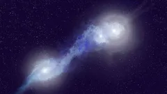 Astronomen hebben voor het eerst de fusie vastgelegd van 3 sterrenstelsels met actieve kernen