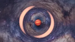 Astronomen hebben voor het eerst de massa van een planeet zonder ster gemeten