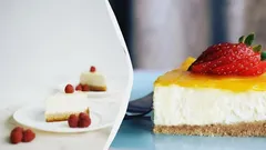 Luchtige cheesecake zonder bakken, bloem, boter en suiker: een schitterend recept